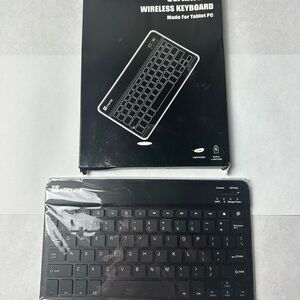 Finite Black Ultrathin Wireless Keyboard for Tablet PC— ANDROIDS
